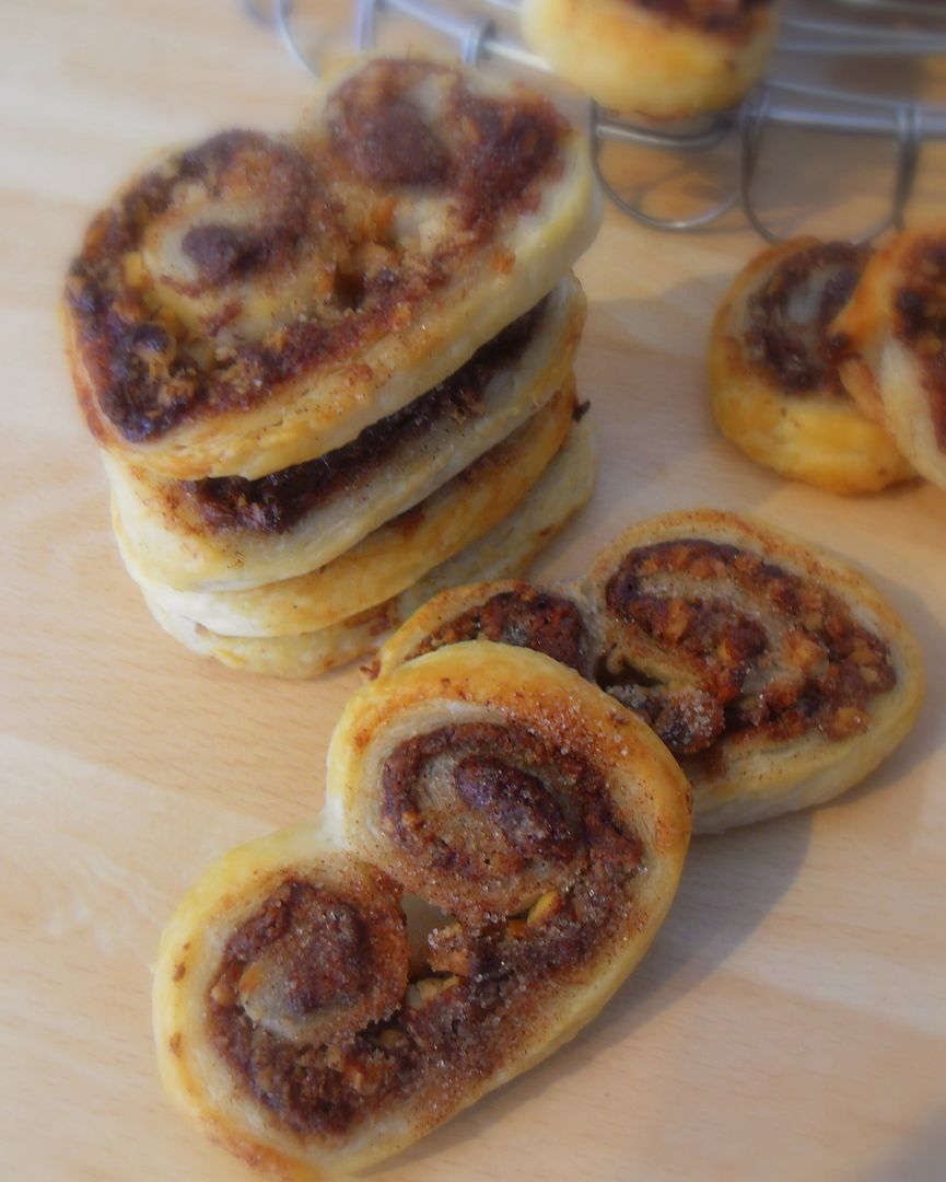 The English Kitchen Chocolate Hazelnut Palmiers